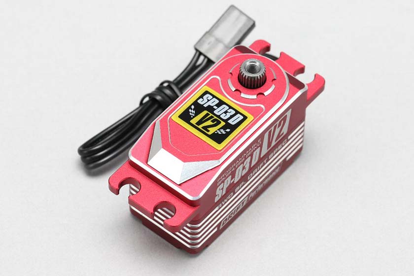 Yokomo SP-03D V2 Low Profile Programmable (Drift Spec/18.0kg/7.4V)  Brushless Servo (Red) | MIBOSPORT